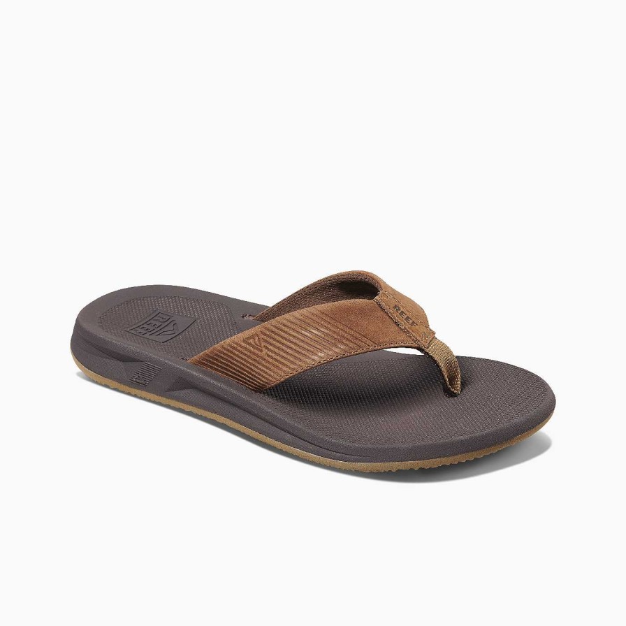 Footwear Reef Sandals | Leather Phantom 2 Sandals For Men Bronze