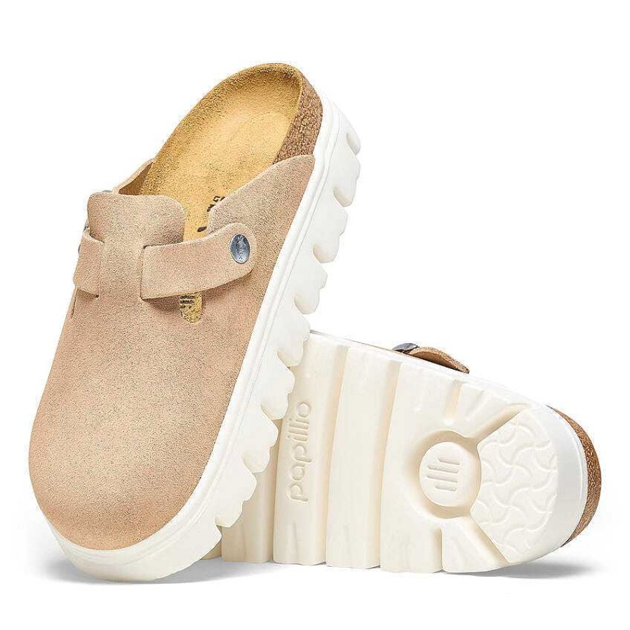 Footwear Birkenstock Shoes | Boston Chunky For Women Warm Sand