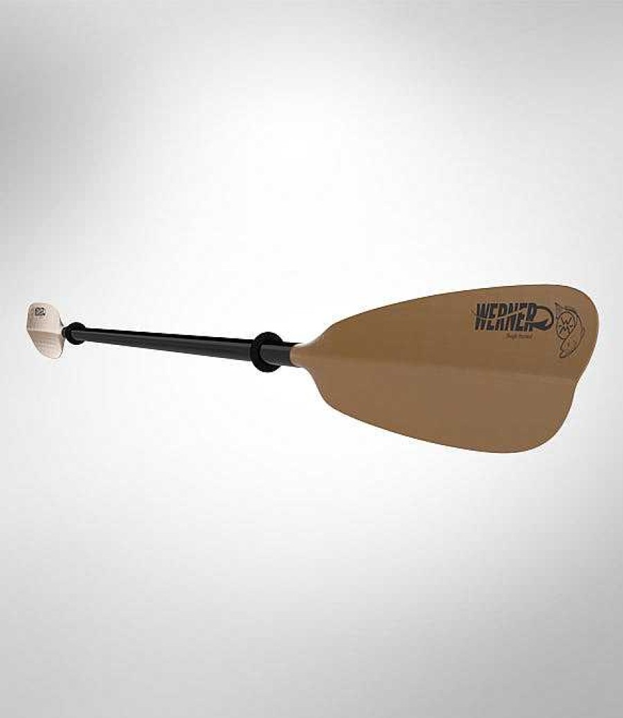 Gear Werner Paddles | Skagit Hooked 2-Piece Adjustable Straight Shaft Paddle Brown