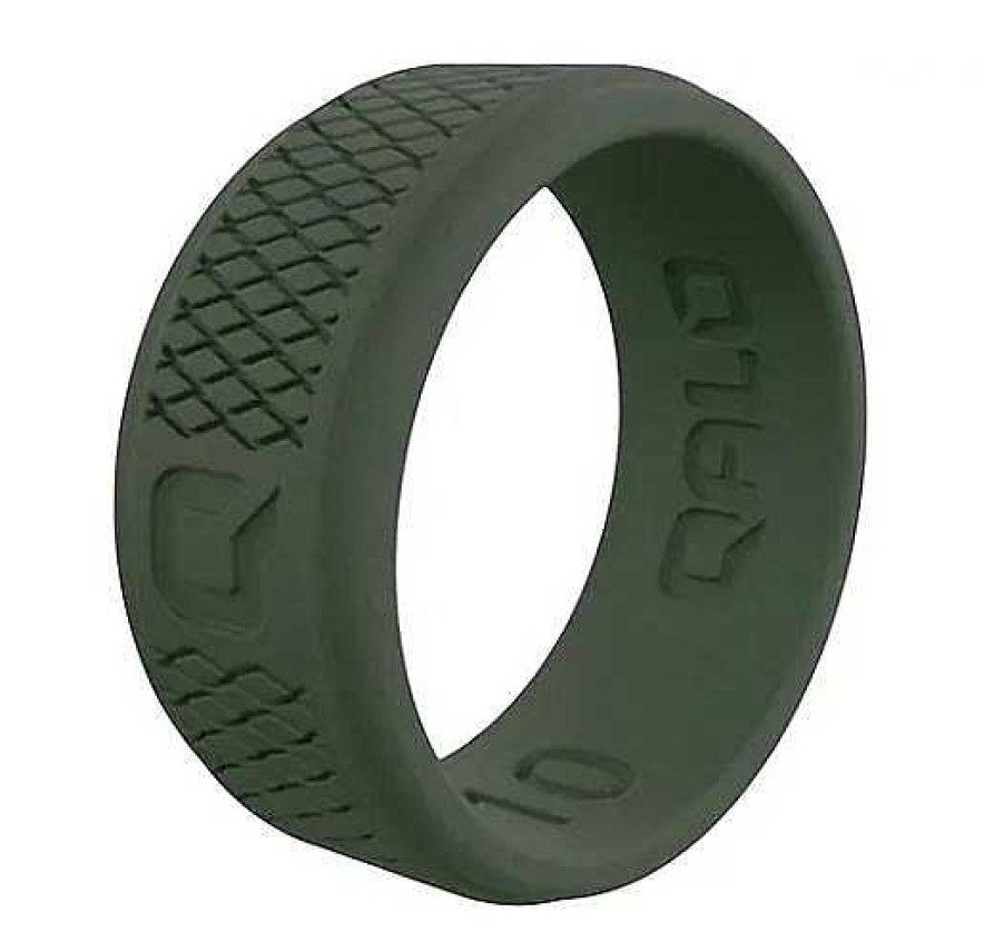 Men'S Qalo Rings | Standard Crosshatch For Men