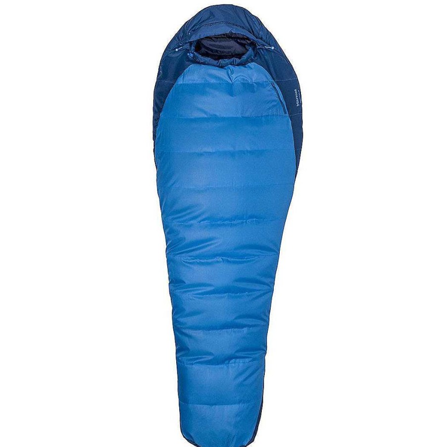 Gear Marmot | Trestles 15° Sleeping Bag - Long Cobalt Blue / Blue Night