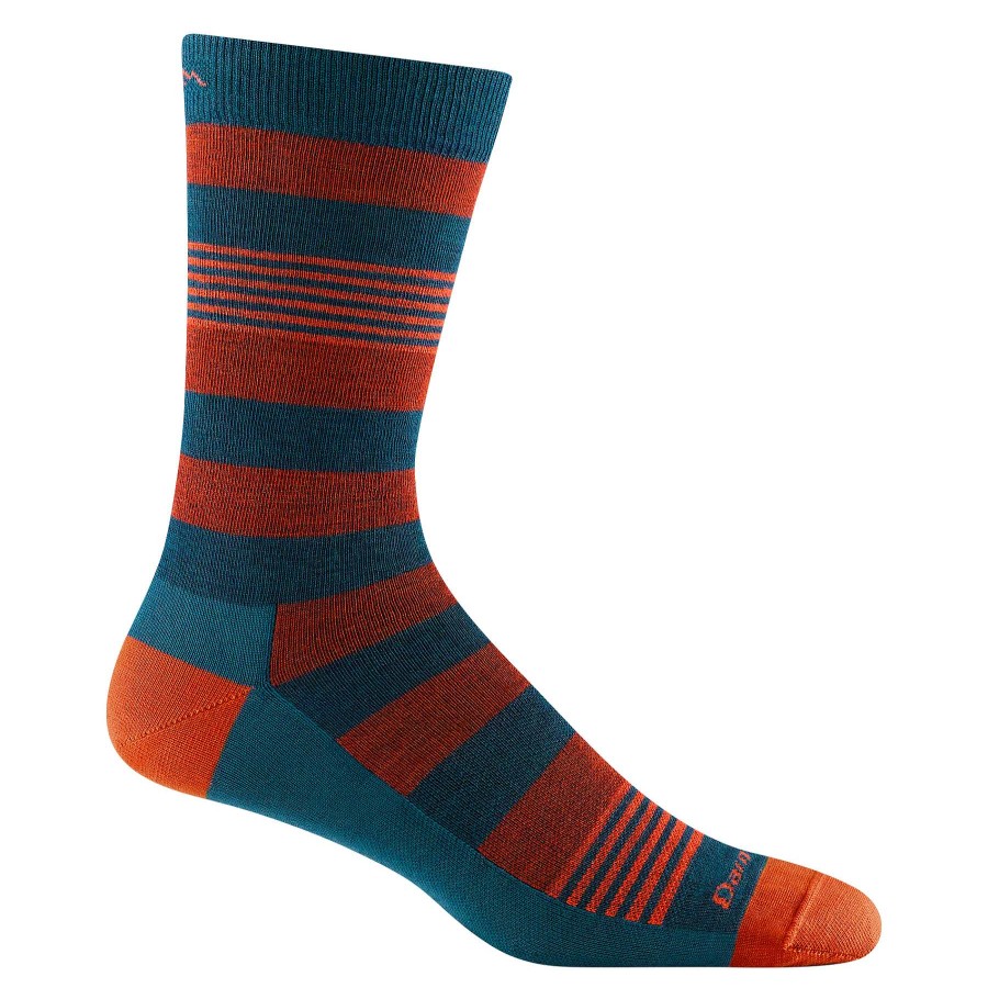 Men'S Darn Tough Socks | Oxford Crew Lightweight Lifestyle Socks For Men