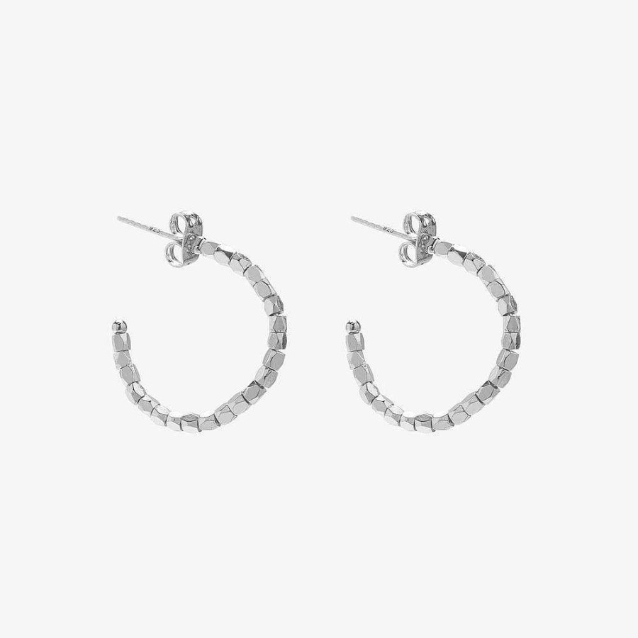 Women'S Pura Vida Jewelry | Diamond Cut Hoop Earrings