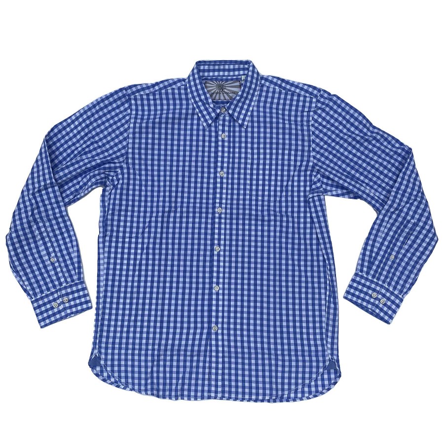 Half-Moon Collection Half-Moon Threadworks Half-Moon Apparel | Half-Moon Threadworks Long Sleeve Oxford Shirt For Men