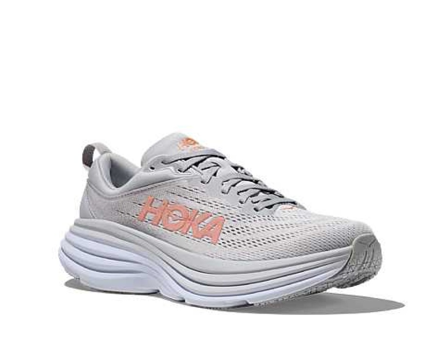 Footwear Hoka Shoes | Bondi 8 Shoes For Women Harbor Mist/Lunar Rock