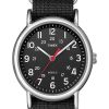 Men'S Timex Watches | Weekender 38Mm Fabric Strap Watch Black