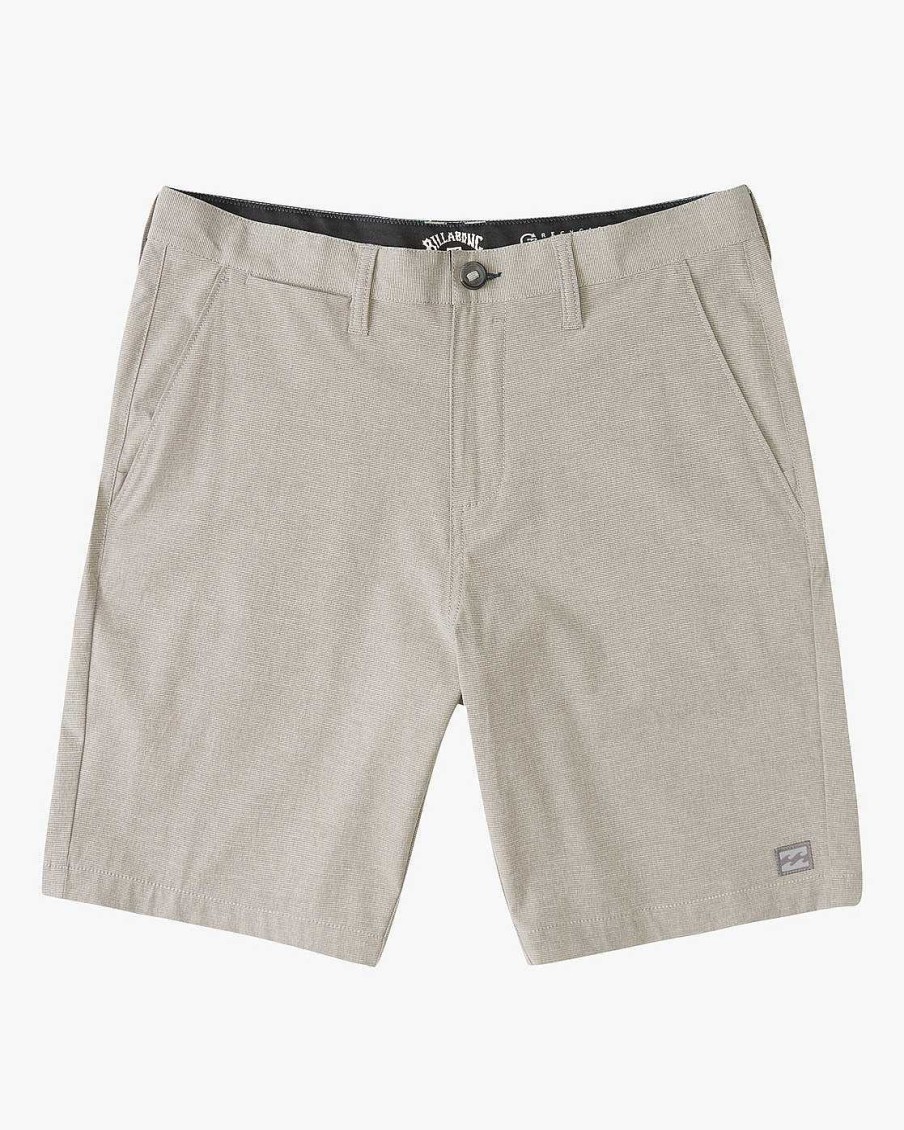 Men'S Billabong Shorts | Crossfire Mid Submersible Shorts For Men Grey