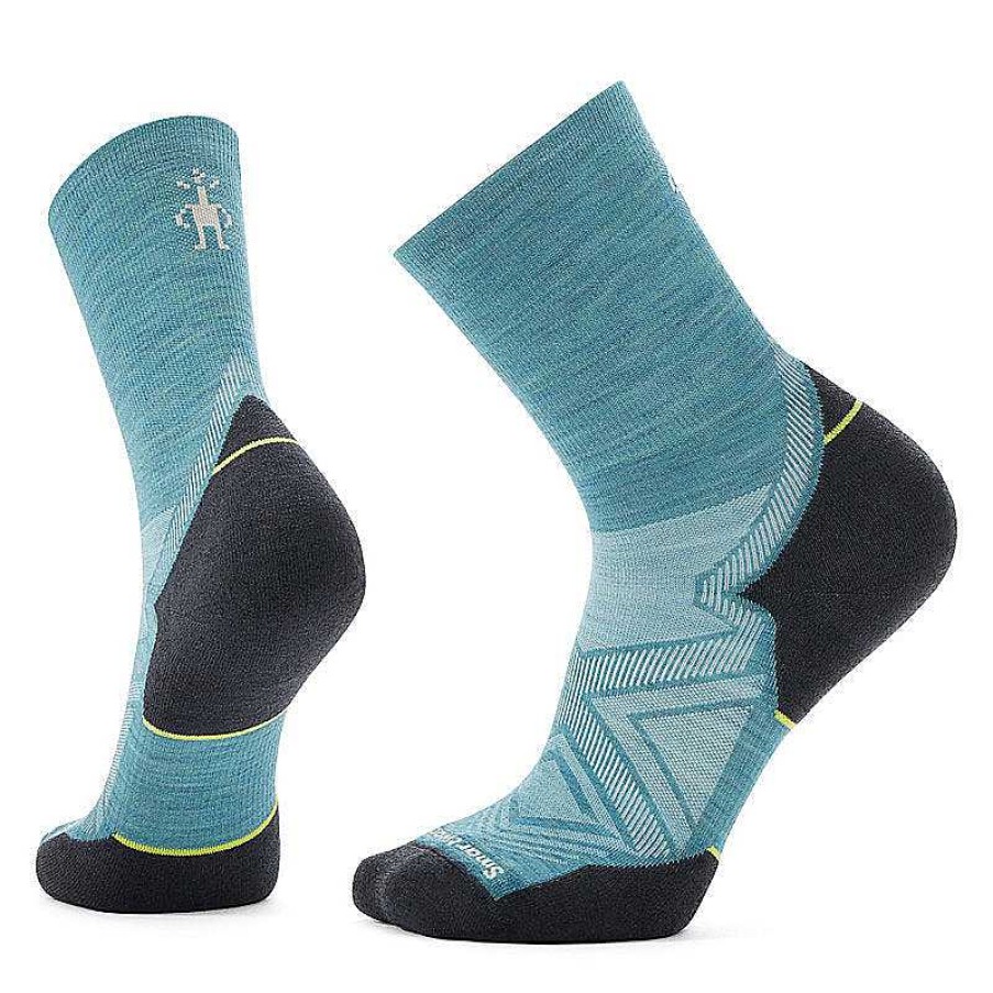 Men'S Smartwool Socks | Run Targeted Cushion Mid Crew Socks For Men