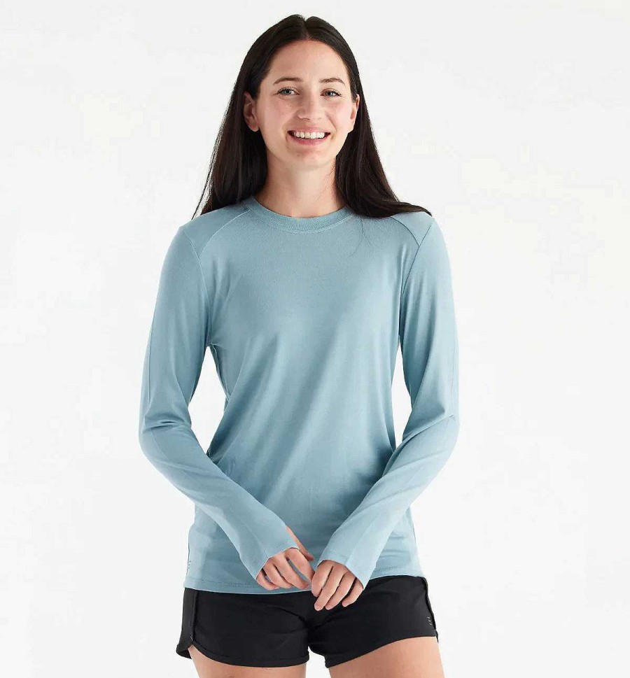 Women'S Free Fly Apparel Shirts | Bamboo Shade Long Sleeve Shirt Ii For Women