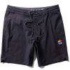 Men'S Vissla Swimwear | Solid Sets 18.5" Boardshorts For Men Black