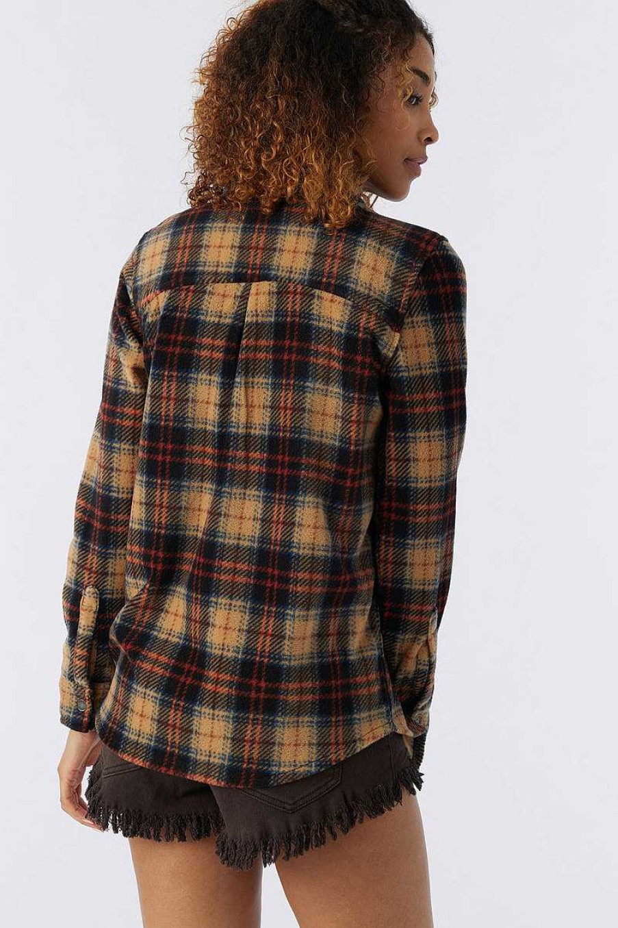 Women'S O'Neill Casual | Zuma Superfleece Flannel Top For Women