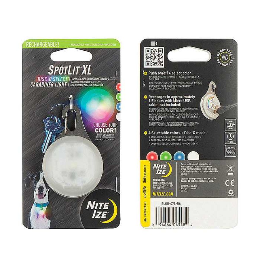 Gear Nite Ize | Spotlit Xl Rechargeable Carabiner Light Disco