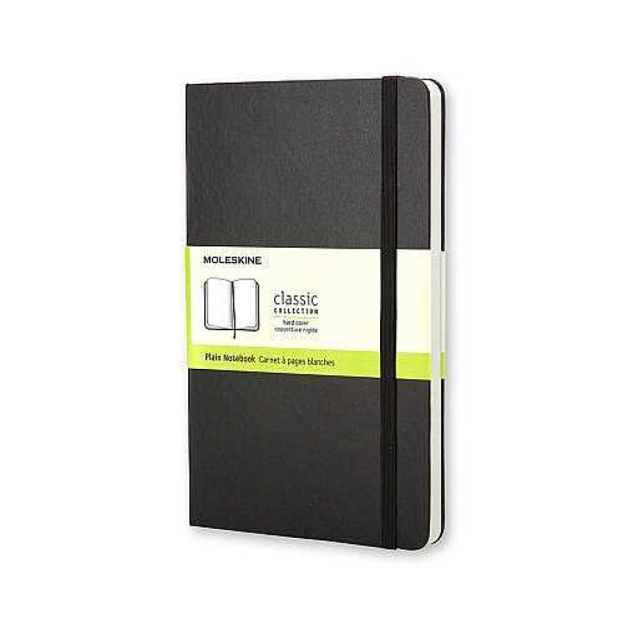 Gear Chronicle Books | Moleskine Classic Hard Cover Pocket Plain Notebook Black