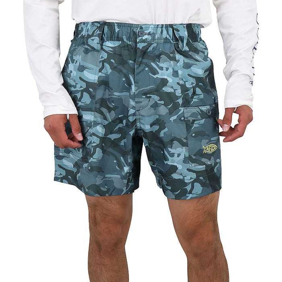 Men'S AFTCO Shorts | 6" Camo Original Fishing Short For Men