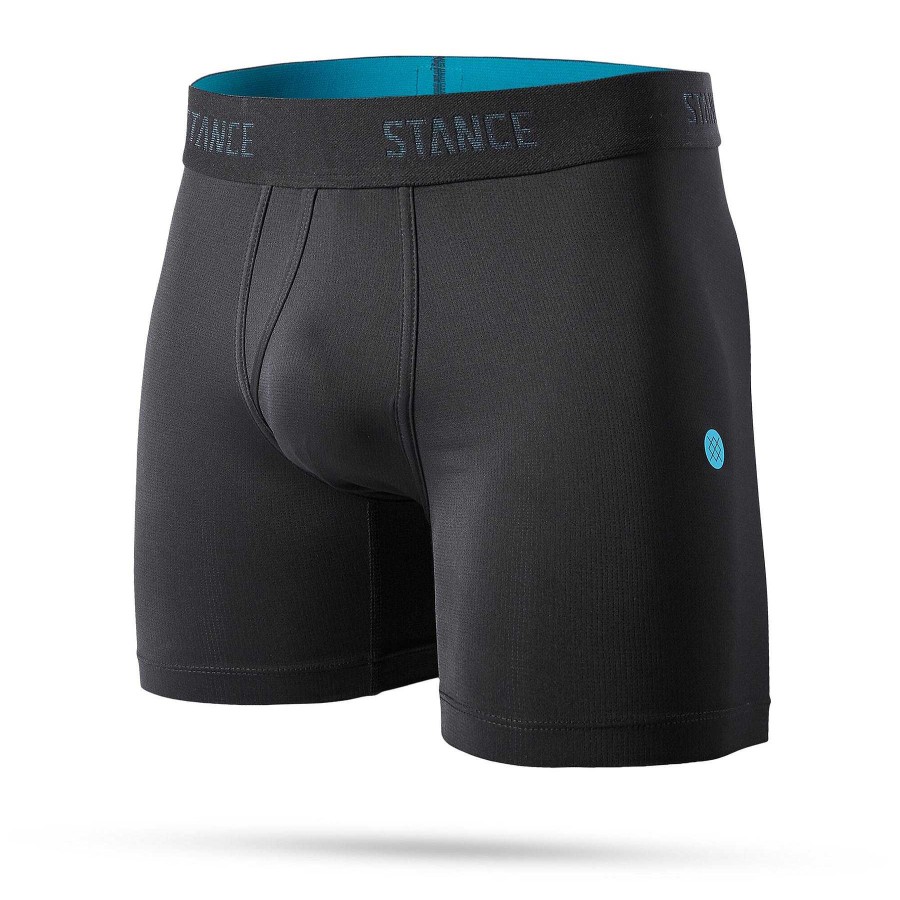 Men'S Stance Baselayers & Underwear | Purer 6In Boxer Briefs With Wholester For Men Black