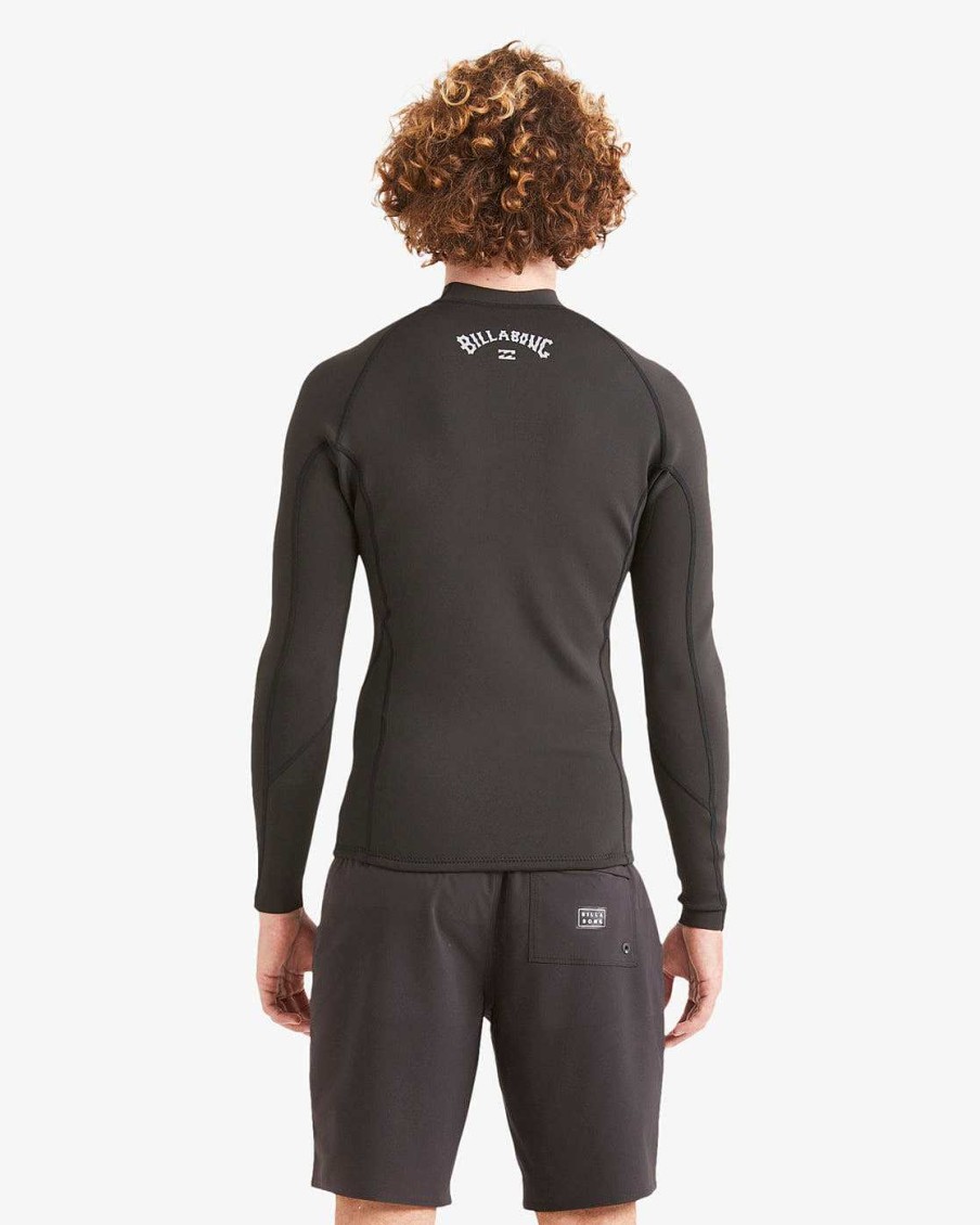 Men'S Billabong Wetsuits | 1/1Mm Absolute Wetsuit Jacket For Men Black