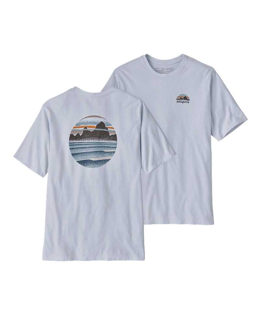 Men'S Patagonia T-Shirts | Skyline Stencil Responsibili-Tee For Men