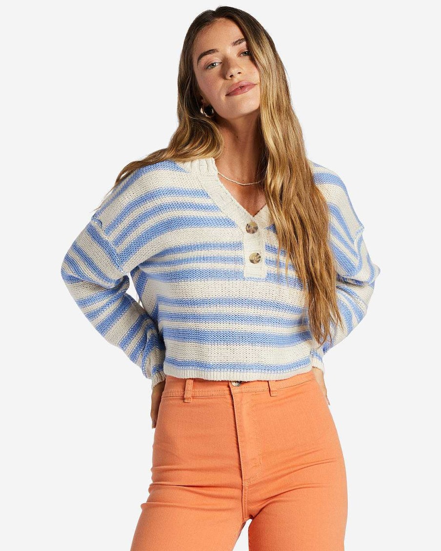 Women'S Billabong Shirts | Make Way Sweater For Women Outta The Blue