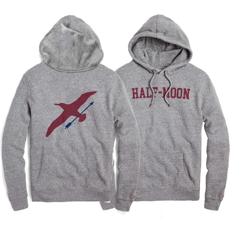 Half-Moon Collection Half-Moon Outfitters Half-Moon Apparel | Collegiate Albatross Hoody Fall Heather