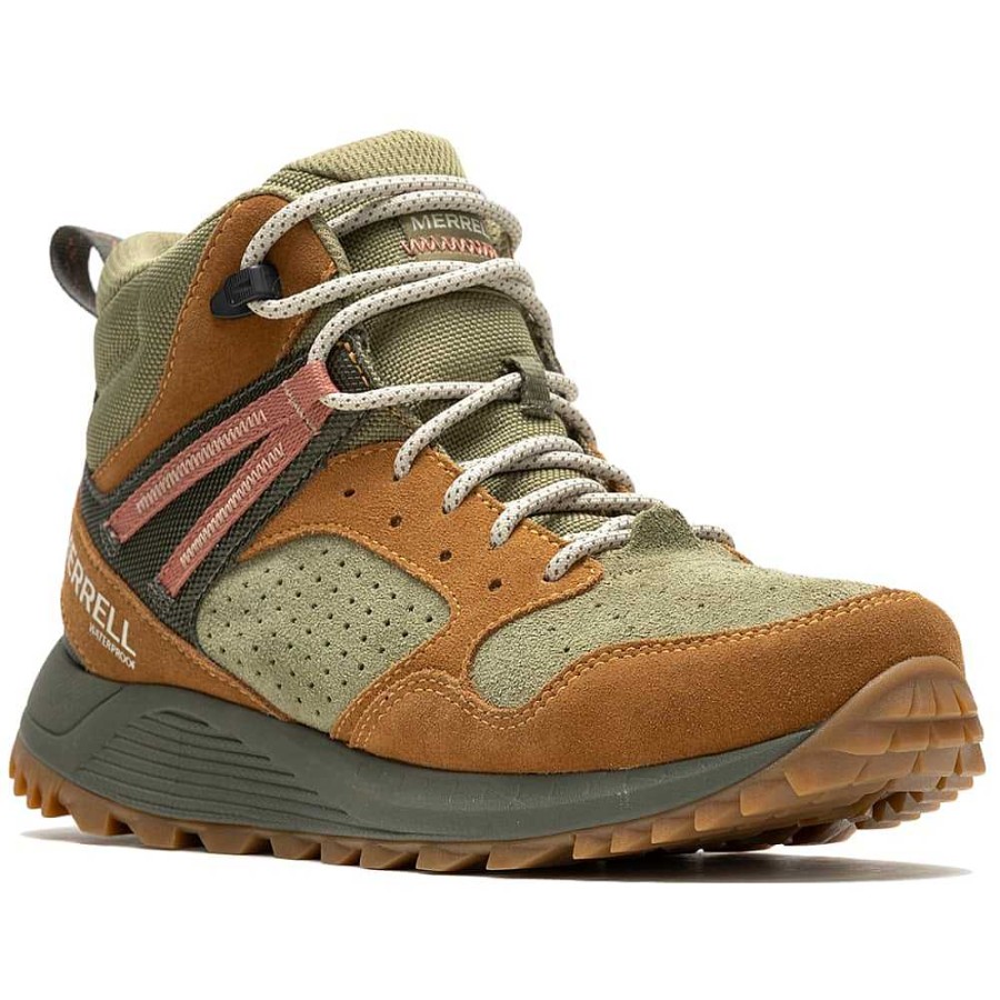 Footwear Merrell Boots | Wildwood Mid Ltr Waterproof Boots For Women Forest