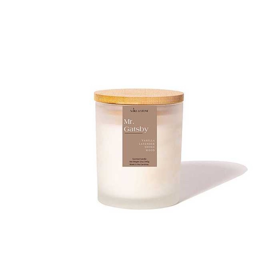 Gear Wiks & Stone | Mr Gatsby Frosted Jar Candle