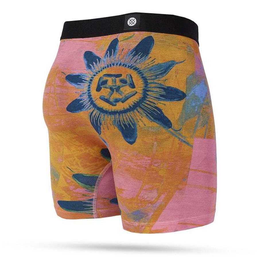 Men'S Stance Baselayers & Underwear | Sub Tropic Butter Blend Boxer Brief For Men Pink