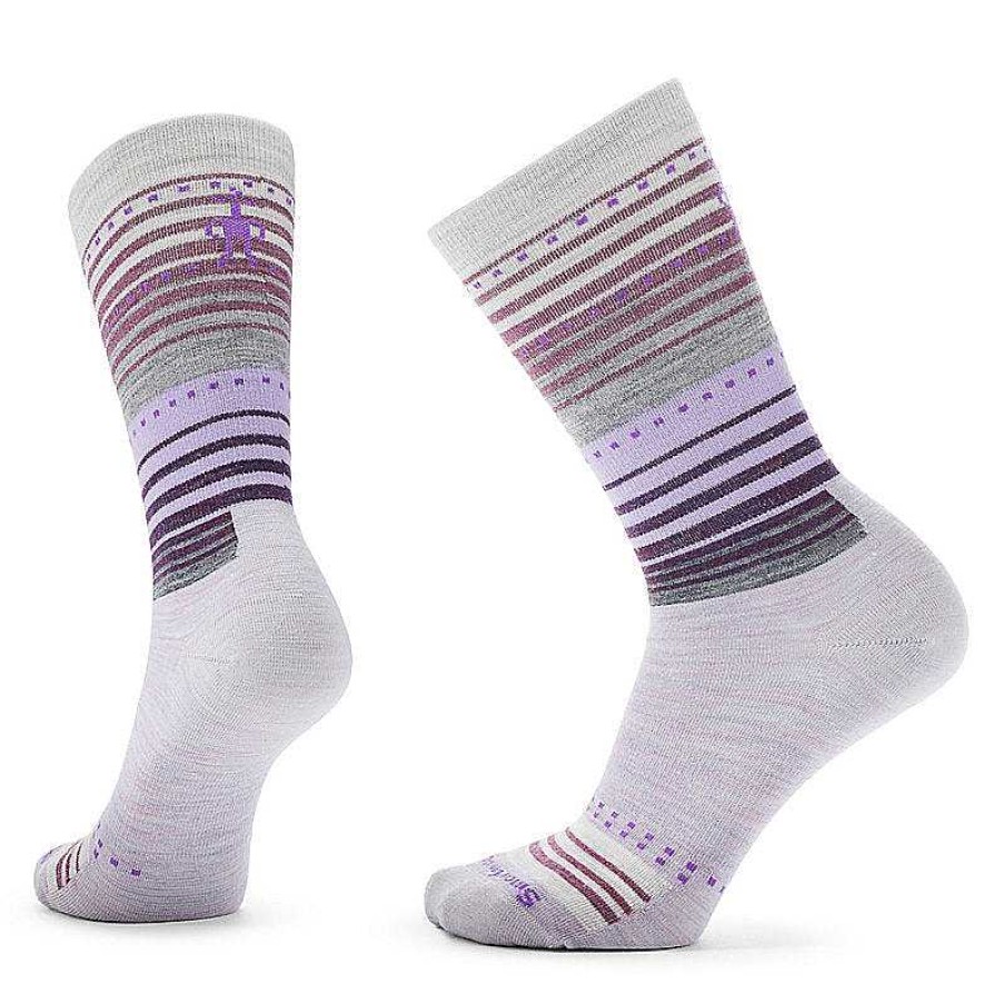 Women'S Smartwool Socks | Everyday Stitch Stripe Zero Cushion Socks For Women