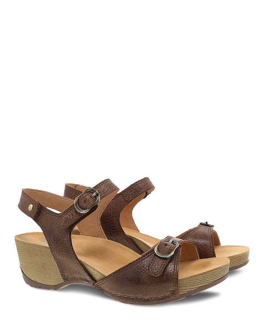 Footwear Dansko Sandals | Tricia Sandals For Women Brown Milled