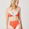 Women'S Carve Designs Swimwear | Erin Colorblock Bottom For Women