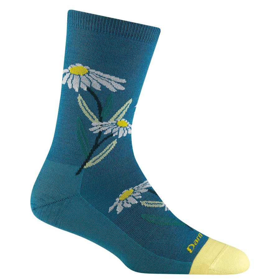 Women'S Darn Tough Socks | Blossom Crew Lightweight Lifestyle Socks For Women