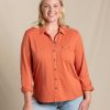 Women'S Toad&Co Shirts | Primero Long Sleeve Shirt For Women Cedar