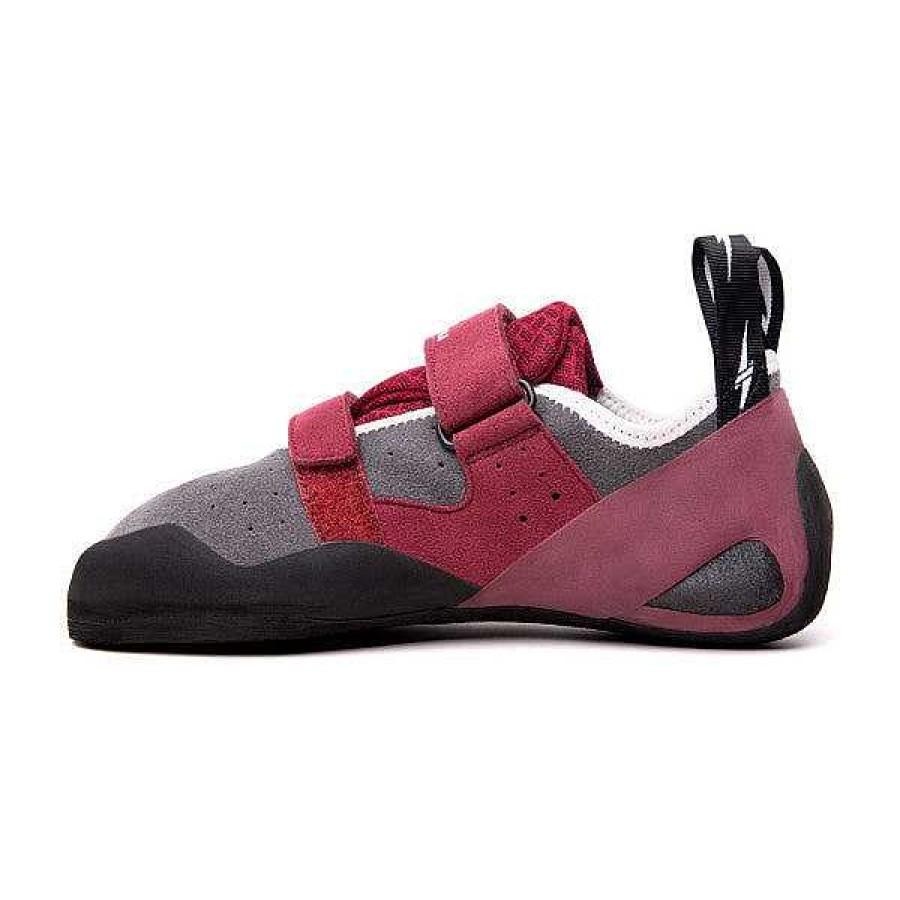 Footwear Evolv Shoes | Elektra Climbing Shoes For Women Grey/Merlot