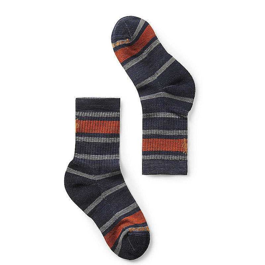 Kids' Smartwool Socks | Hike Light Cushion Striped Crew Socks For Kids