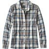 Women'S L.L.Bean Casual | Scotch Plaid Flannel Shirt For Women, Relaxed