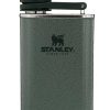 Gear Stanley Drinkware | Classic Easy Fill Wide Mouth Flask 8Oz Hammertone Green