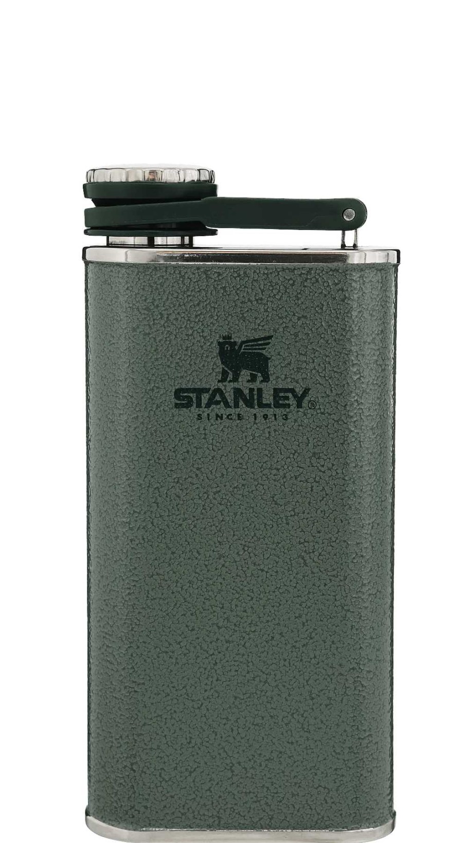 Gear Stanley Drinkware | Classic Easy Fill Wide Mouth Flask 8Oz Hammertone Green