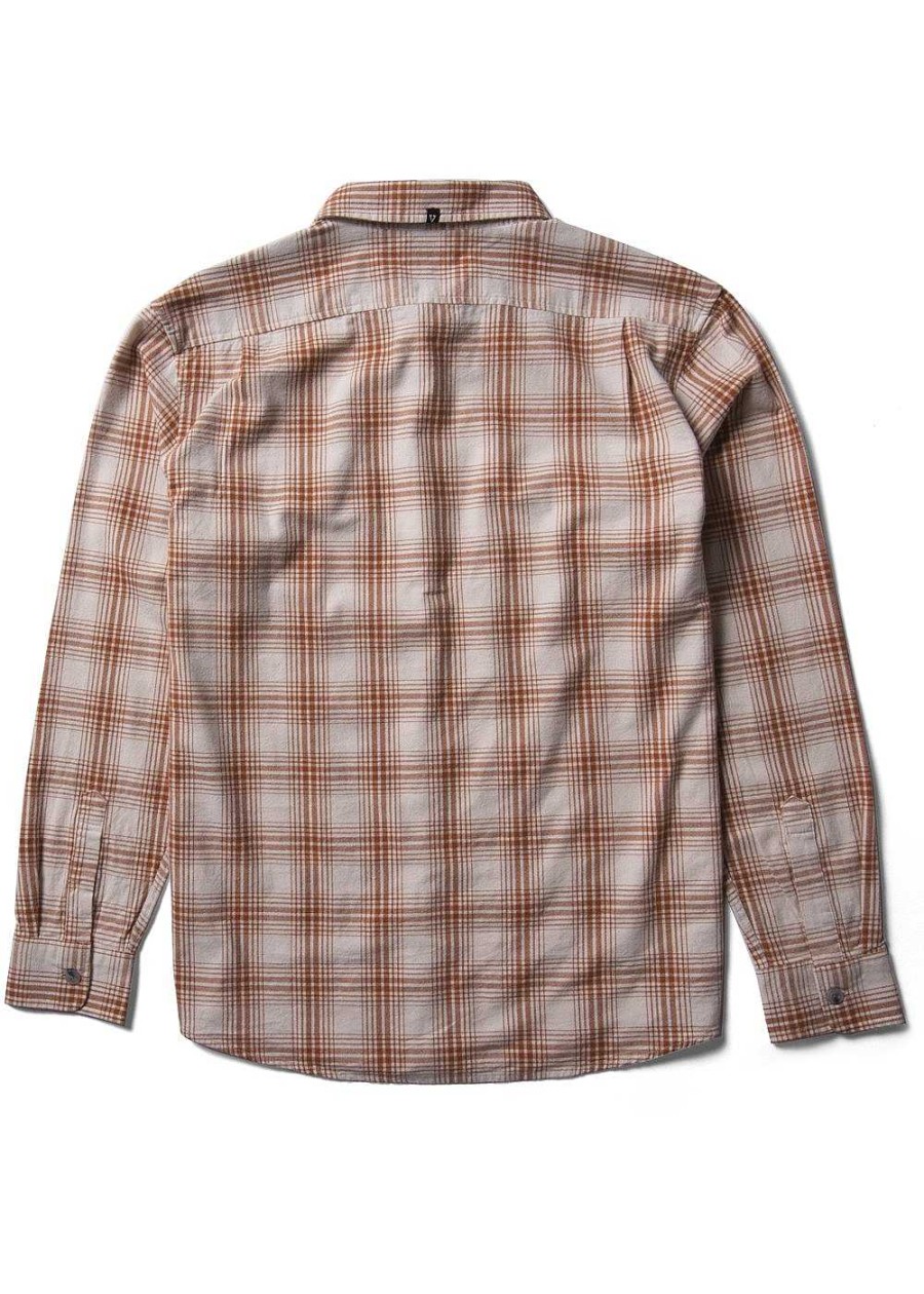 Men'S Vissla Shirts | Central Coast Eco Long Sleeve Flannel For Men