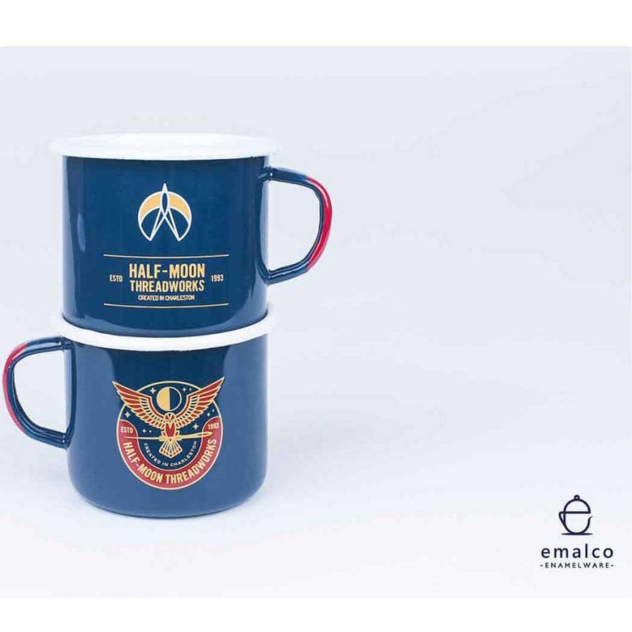 Half-Moon Collection Half-Moon Outfitters Half-Moon Gear | Emalco Enamel Threadworks Mug - 9Cm Blue