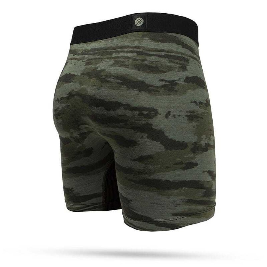 Men'S Stance Baselayers & Underwear | Ramp Camo Butter Blend Boxer Brief For Men Ramp Camo- Army Green