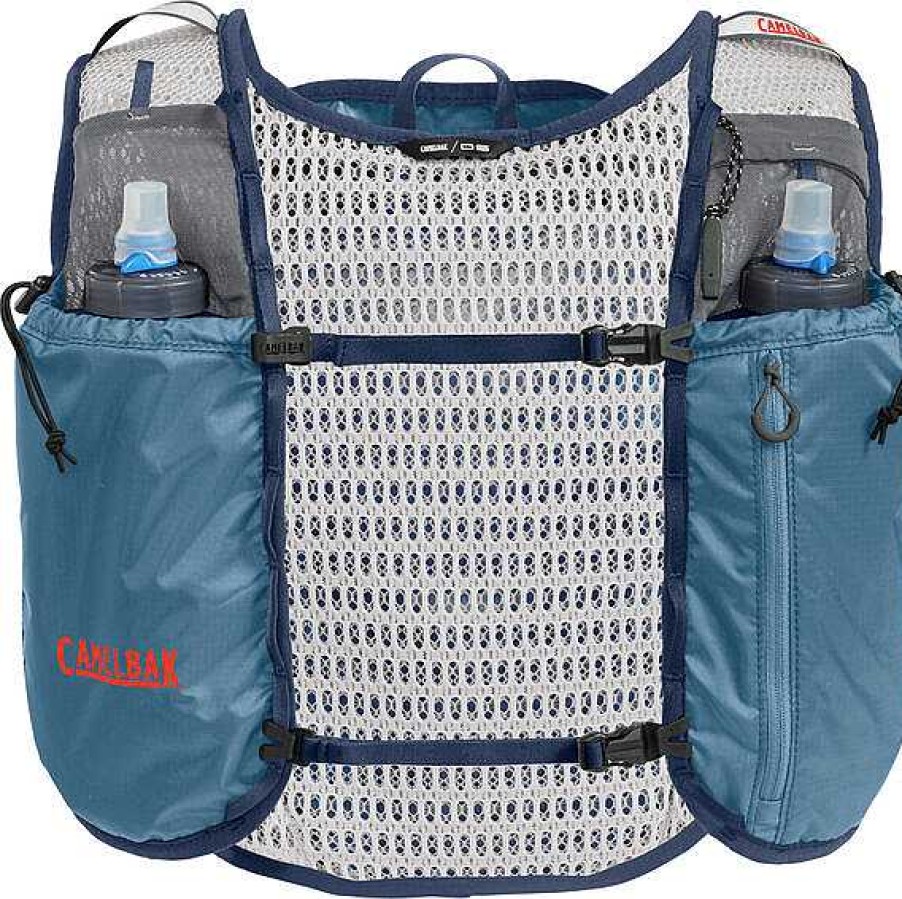 Gear Camelbak Daypacks | Circuit Run Vest With Crux 1.5L Reservoir For Men Blue/Orange