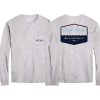 Half-Moon Collection Half-Moon Outfitters Half-Moon Apparel | Badge Logo Long Sleeve Pocket T-Shirt