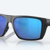 Men'S Costa Del Mar Sunglasses & Goggles | Lido Sunglasses Matte Black-Blue Mirror 580G