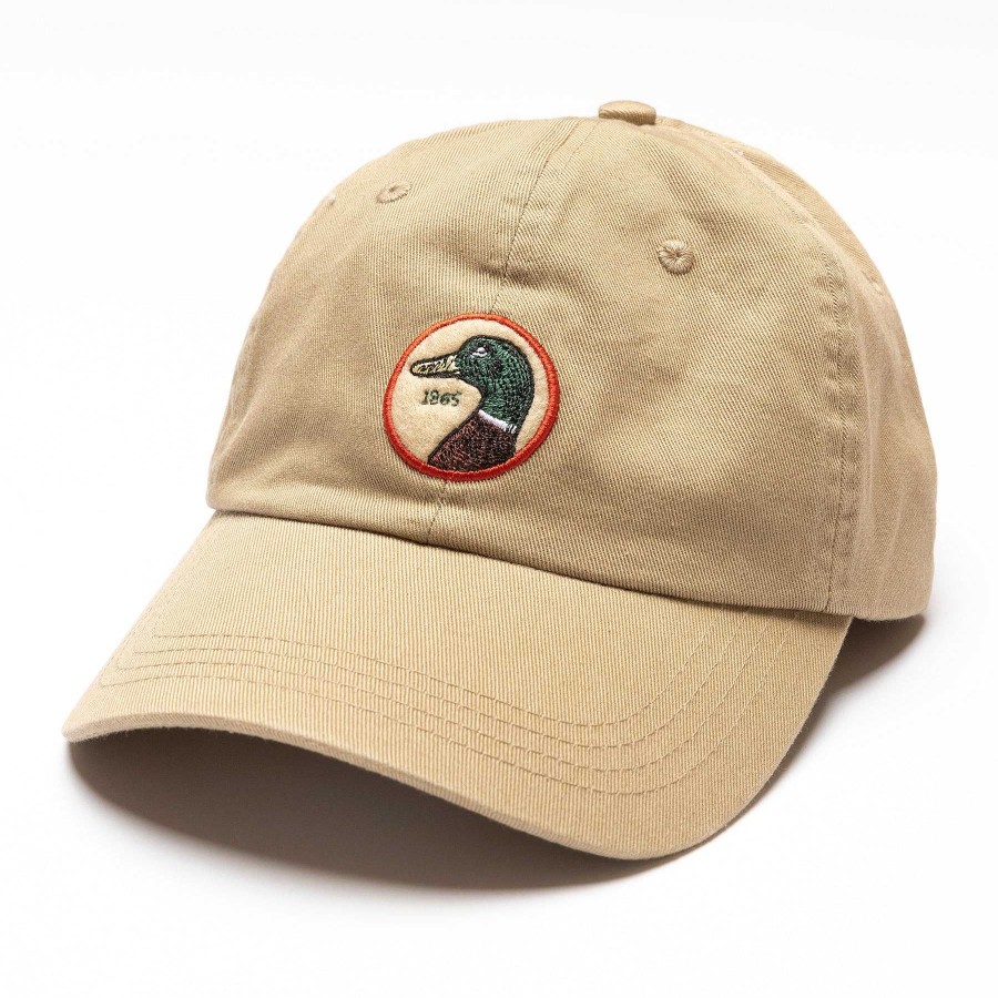 Men'S Duck Head Head & Neckwear | Circle Patch Twill Hat