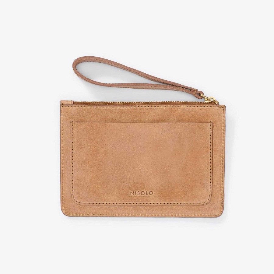 Women'S Nisolo Bags & Wallets | Go-To Wristlet Clutch