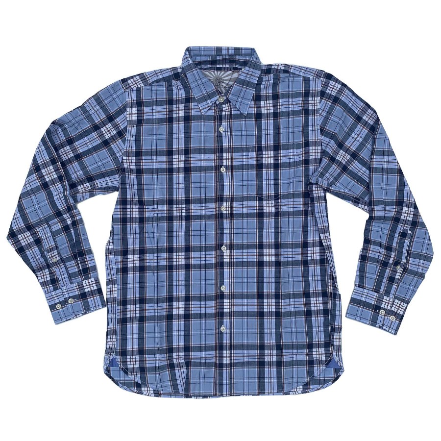 Half-Moon Collection Half-Moon Threadworks Half-Moon Apparel | Half-Moon Threadworks Long Sleeve Oxford Shirt For Men