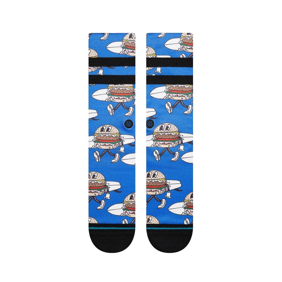 Men'S Stance Socks | Sandy Crew Socks For Men Blue