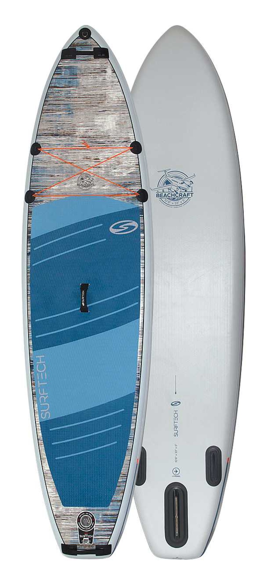 Gear Surf Tech | 10'8" Beachcraft Air Travel Inflatable Paddleboard Blue