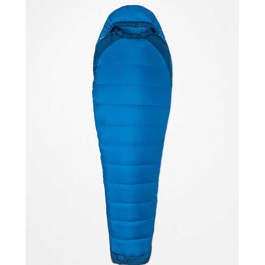 Gear Marmot | Trestles Elite Eco 20° Sleeping Bag - Long Estate Blue/Classic Blue