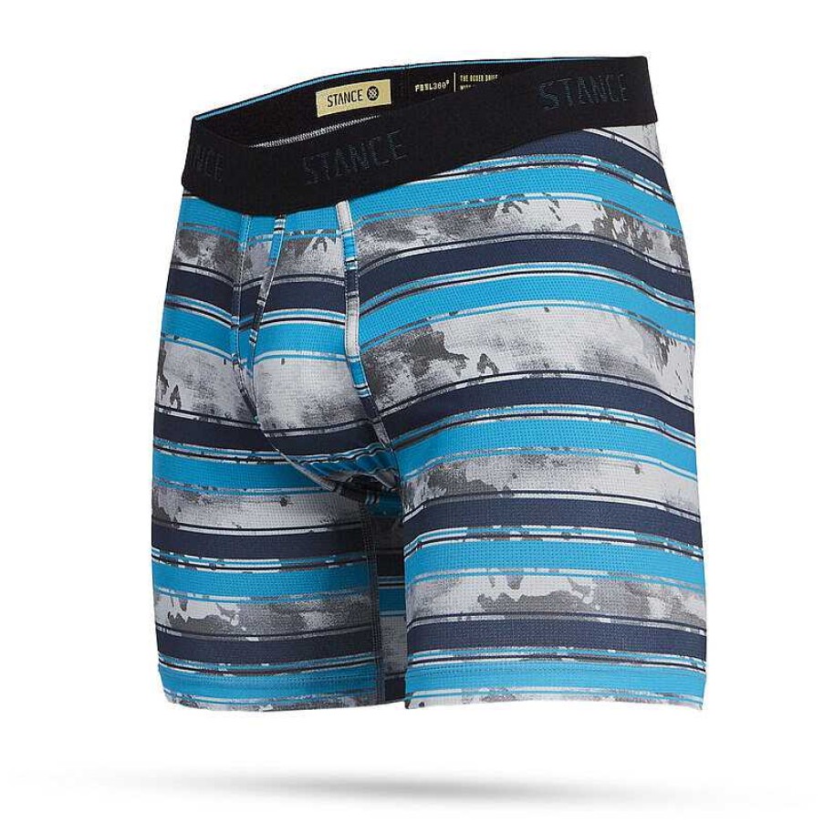 Men'S Stance Baselayers & Underwear | Loop Trooper Boxer Brief For Men Blue