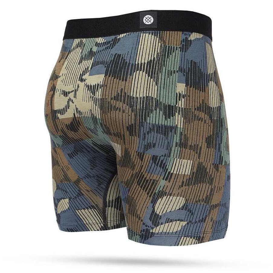 Men'S Stance Baselayers & Underwear | Vine Butter Blend Boxer Brief For Men Slate